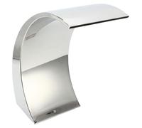 G1 1/2 filetage intérieur Sortie cascade piscine Design arc arrondi Buse fontaine en acier inoxydable