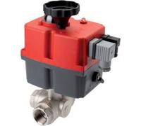 G1-1/2'' T-port 24-240V AC/DC Fail-Safe 3-Way Acier inoxydable Robinet à bille
