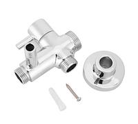 G1/2 "salle de bains murale inverseur de douche vanne de galvanoplastie inverseur de douche séparateur avec accessoires de base