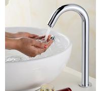 G1/2in Thread Automatic Induction Sensor Water Faucet Infrared Single Cold Tap with Control Box(Type haute hauteur pour bassin au Dessus du comptoir avec hauteur de bassin de 15 cm )