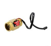 G1 Débitmètre d'eau en laiton à effet Hall Compteur de débit pour système d'irrigation et tuyau d'arrosage 2-50 L/min DC5 V (débitmètre)