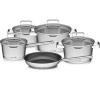 G21 Batterie de cuisine Gourmet Magic avec passoire, 9 pièces, acier inoxydable