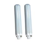 G24Q Ampoule LED 4 broches 12 W PL Lampe rétro 4000 K Protection des yeux du jour GX24Q LED Encastrable Bureau de lecture Table Basse Équivalent CFL 26 W Sans UV, Plastique, GX24q-1 2 3 4