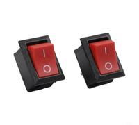 G2500 Interrupteur de tueur de tronçonneuse pour modèles 25CC 26CC 38CC 45CC 52CC 58CC, coupure d'allumage robuste en matériau durable, installation facile sans outil, noir (2 pièces)