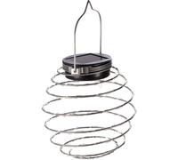 G2619 Suspension solaire spirale lot de 2 - 16 Micro-LEDs multicolores 3000K