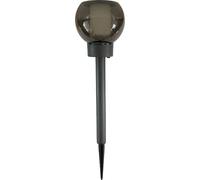 G2625 Lanterne solaire extérieure effet flamme Ø105 mm H416 mm 12 LED ambre