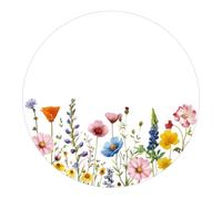G2PLUS Stickers Floraux Autocollants Ronds：4CM Stickers Mariage pour Cadeaux de Mariage, Fête, Anniversaire, Scrapbooking,Emballage Cadeau, DIY, Enveloppes,120PCS