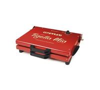 G3 Ferrari G10025 Tigella Mia, Tigellière et Grille-pain, 1200 W, Pierres Réfractaires XXL, Thermostat Réglable, Rouge