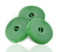 G4GADGET Lot de 3 rubans adhésifs réutilisables pour plantes de jardin - 10 mm d'épaisseur - Ruban adhésif réutilisable pour jardin, arbres, plantes grimpantes, vignes et arbustes - Longueur totale de