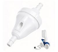 G52 Valve de secours pour nettoyeur de piscine Polaris 180 280 380 - Kit de valve de recul robuste avec engrenage interne et clip blanc 20,3 x 9,4 cm (1 pièce)