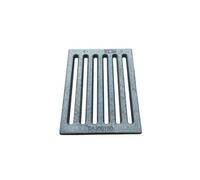 GA220140 Grille en fonte pour cheminées, poêles à bois et cheminées, 22 x 14 cm, rectangulaire, pour aération et collecte de cendres