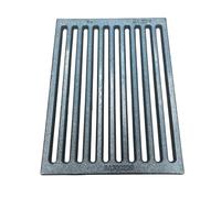 GA300220 Grille en fonte pour cheminées, poêles à bois et cheminées, 30 x 22 cm, rectangulaire, pour aération et collecte de cendres