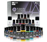 Gaahleri Kaleido Kit peinture aérographe à l'eau 24 Primary Color Set B | Peinture acrylique pré-diluée, brillante, séchage rapide, diluant&nettoyant