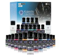 Gaahleri Kaleido Mecha 24-Color Set B - Peinture acrylique airbrush pour Gunpla, Mecha, autos & minis, prête à l'emploi, brillant, avec diluant & nettoyant
