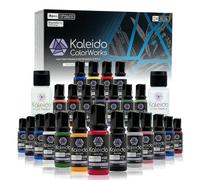 Gaahleri Kaleido Peinture acrylique à l'eau aérographe 24 Mecha Color Set | Peinture acrylique pré-diluée, brillante, séchage rapide, diluant&nettoyant