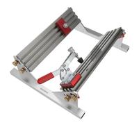 Gabarit à rainures réglable, compatible avec une scie circulaire à table et une table de fraisage, pinces d'alignement précises