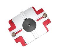 Gabarit à Tenons Mobiles | Guide Circulaire 2-en-1 pour Défonceuse - Modèle pour Rainures Circulaires et Droites,Découpe de Cercles Rainures et Bords pour Portes d'Armoire