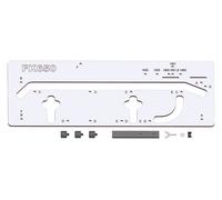 Gabarit conçu pour le fraisage des joints de plans de travail de cuisine avec tous les types de défonceuses 650 mm MW-Tech IWP650