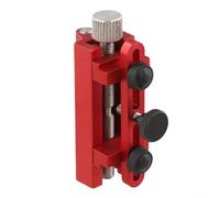 Gabarit d'affûtage réglable pour lames de rabot de travail du bois de 5 à 66 mm, fixation de meulage en alliage d'aluminium avec rouleau élargi pour une précision de bord