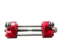 Gabarit d'aiguiseur d'angle pour menuisier 15 x 5 cm Base stable | Contrôle précis de l'angle, construction robuste en aluminium, taille 15 x 5 x 4 cm, finition rouge, compatible avec l'avion