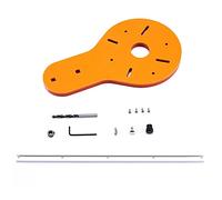 Gabarit de coupe circulaire Outils à main pour défonceuse à bois électrique Tondeuse manuelle Travail du bois Coupe Fraisage Cercle Groove Accessoires Outil (B: 1-135 cm)