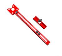 Gabarit de coupe circulaire pour travail du bois avec support de rainure de fraisage pour fixation de guide de bord de toupie, support de coupe circulaire compatible avec les outils de