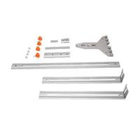 Gabarit de coupe circulaire réglable, support de fraisage pour bois | Ajustement précis du rayon, construction robuste pour travaux de rainurage, guide pour compas et bord droit