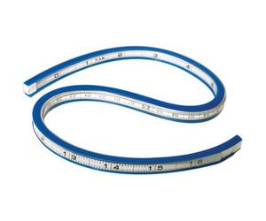 Gabarit de courbe flexible, longueur : 400 mm (16')