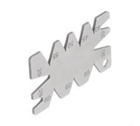 Gabarit de de Filet en Fer Inoxydable - Jauge d'Angle 8 Valeurs pour Tour à Métal Outil de Vérification pour robuste 49x27mm