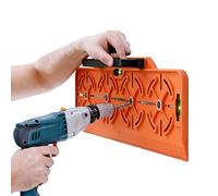 Gabarit de découpe pour cloison sèche - Précision avec niveau de | Gabarit de perçage pour prises murales, construction, rénovation domestique et électrique pour électriciens et