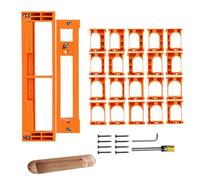 Gabarit De Défonçage Pour Charnières Invisibles,Réutilisable Ajustable Léger Largeur 10 mm | Gabarit Charnière Invisible - Chambre, Cuisine, Bureau, Café, Armoires, Portes