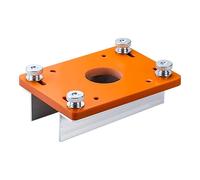 Gabarit de défonceuse à rayon d'angle | Gabarit ergonomique pour le travail du bois, guide d'outils de rainurage réglable pour menuisiers, amateurs de bricolage et d'ébénisterie professionnels