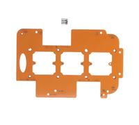Gabarit de fente sans poignée pour placard, conception 3 en 1, modèle de fente de garde-robe intégré multifonctionnel, plastique d'ingénierie durable pour les charpentiers