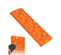 Gabarit de forage pour boîtes encastrées 71mm avec niveau à bulle 2in1 et ruban à mesurer, guide de montage précis, 30x8cm