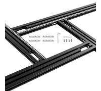 Gabarit de fraisage de 500x500 mm, réglable, pour machine de défonceuse, pour le travail du bois