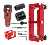 Gabarit de fraisage pour charnière de porte - Montage précis et réglable | Charnière fraiseuse pour installations industrielles, bâtiments commerciaux, salles techniques