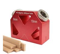 Gabarit de Guide pour Perçage Anglé Accessoire de Positionnement à 45 | Perceuse de Guidage pour Trous pour Travail du Bois Charpente Meuble Terrasse Aménagement Domestique Escalier Main Co