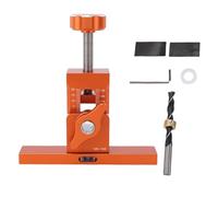 Gabarit de Montage pour Porte d'Armoire, Outil de Perçage avec Mèche 10mm, Support en Alliage d'Aluminium, Niveau à Bulle Intégré - Haute Solidité, Précision de Perçage, Pour