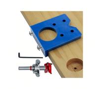 Gabarit de perçage de 35 mm pour charnières dissimulées, outil d'installation de charnières pour meubles en bois, portes et armoires. Guide de perçage de trou de charnière en plastique ABS pour menuis
