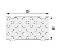 Gabarit de perçage DINAC pour plots podotactiles Dinaplot - 1022650
