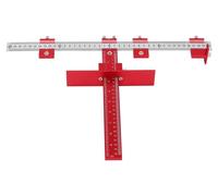 Gabarit de perçage pour bois - Jeu de guides pour forets de centrage - Douilles amovibles de 4 mm et 5 mm - Gabarit de perçage pour quincaillerie de meubles - Outil de travail du bois dans une mallett