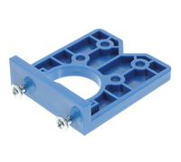 Gabarit de Perçage pour Charnière Invisible, Guide de Positionnement Bleu | ABS et Fer, Perçage Rapide et Fixe, pour Meubles en Bois et Bricolage Domestique