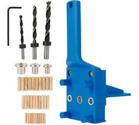 Gabarit de perçage tourillon - AIMOONSA - Kit 41 pièces - T réglable - Pour goujons 6/8/10 mm - Plastique ABS