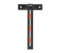 Gabarit de précision pour outils de positionnement de poignée d'armoire, kit de guide d'alignement de mesure en forme de T, dispositif de fixation de localisation d'ori