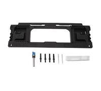 Gabarit de routage à charnière réglable, kit d’installation pour charnières de porte, compatible avec les charnières à angle rond et carré, doté de broches de positionnement et