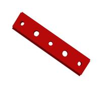 Gabarit de scie à toupie coulissante barre d'onglet 100 mm(Red With Holes)