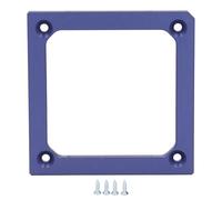 Gabarit d'ouverture de Prise de commutateur de Type 86, Plaque de marquage de Fente de boîte inférieure de Sortie à Trou Unique en Alliage d'aluminium pour Les électriciens