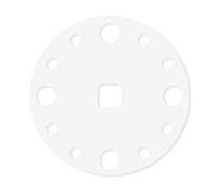 Gabarit En Acrylique Transparent Robuste, 30 Cm, Motif À Trous Circulaires | Précis, Gabarit pour Horloge En Acrylique, Clair, Atelier, Bricoleurs