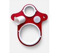 Gabarit WC Suspendu pour Bâti Support Geberit - Outil Carreleur Pro Version PRO (aspiration intégrée), Plastique renforcé