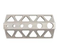 Gabarits de perçage triangulaires pour tuyaux de fenêtre en acier | Guide de perçage compact pour tube - Gabarits de centrage de cylindre pour perçage de tuyaux ronds, facile à utiliser